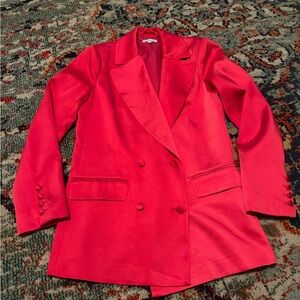 Like new XS S’edge pink Satin Blazer perfect condition no smoke or pets